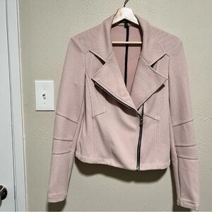 Express Blush Pink Moto Jacket
